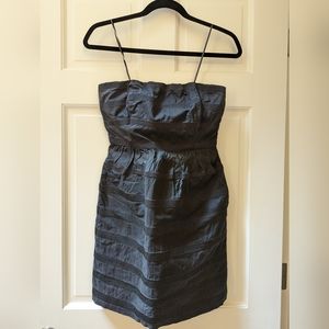 J Crew gray strapless dress, size 0
